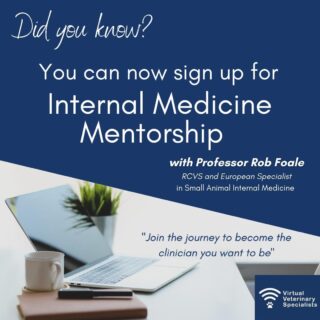Are you looking to develop your internal medicine knowledge? Are you wanting more support working up those tricky medicine cases? Or do you just want a new challenge? Whatever your career aspirations, whether you are already working towards your certificate, or just want to build confidence in your clinical decision making, mentorship is for you. 

Sign up for our new Internal Medicine Mentorship Programme now! Register your interest at the link in the bio and one of the team will be in touch! 

#mentorship #support #development #internalmedicinementorship #internalmedicine #CPD #virtualveterinaryspecialists #VVS
