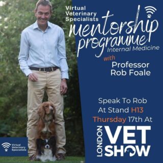 Professor Rob Foale will be joining us at London Vet Show at stand H13 on Thursday afternoon. 🎉

Our NEW internal medicine mentorship programme is for vets who want to develop their internal medicine knowledge and challenge themselves further. 

Rob will be happy to answer all your questions about the VVS internal medicine mentorship service. ✔️

If you want to expand your knowledge and grow in confidence in internal medicine then please do visit the stand on Thursday to find out more. 

Interested but not coming to LVS? Get in touch through the link in our bio. 

#mentorship #support #development #internalmedicinementorship #internalmedicine #CPD #virtualveterinaryspecialists #VVS