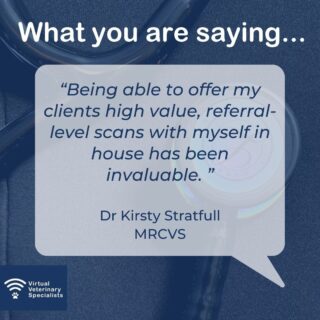 We just had to share this wonderful testimonial!

" Being able to offer my clients high value, referral-level scans with myself in house has been invaluable. 

The VVS specialists are friendly, approachable and knowledgeable; they provide comprehensive advice to help with stabilisation, diagnostics and treatment plans. 

During my first cardiac scan with VVS, the specialist cardiologist, Nuala, was calm, encouraging and clear with her instructions; I felt truly supported throughout. I left the scan with a real sense of achievement: I was able to obtain a diagnosis that previously would have been outside my level of expertise. The VVS team have not only helped my patients but they have also helped to build my clinical experience and confidence." 

- Dr Kirsty Stratfull MRCVS

www.vvs.vet 

#virtualvet #virtualreferral #veterinaryreferral #virtualspecialist #veterinaryspecialist #veterinaryreferral #vvs #testimonial #vetcardio #vetsupport #veterinarysupport #vetcpd #veterinarycpd #veterinarylearning